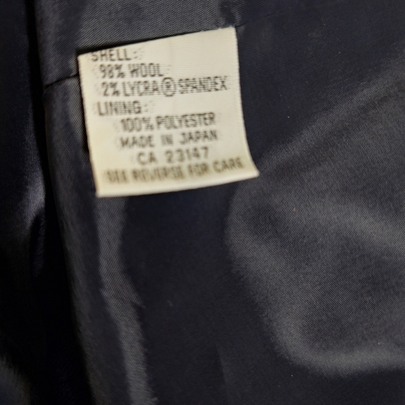 NWT Talbots career core, navy blue wool blazer plus size 16. - Picture 6 of 9